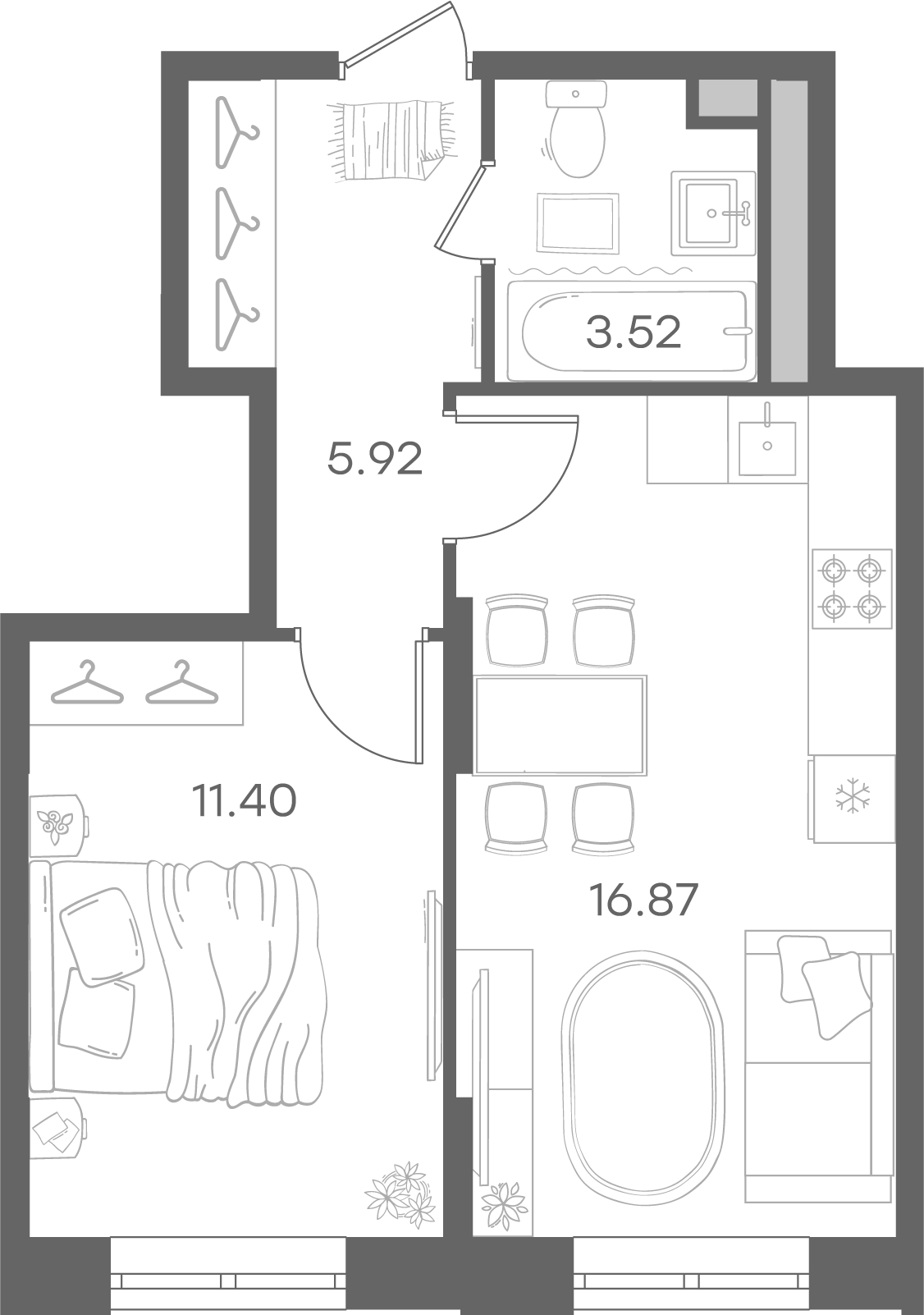 Квартира 1