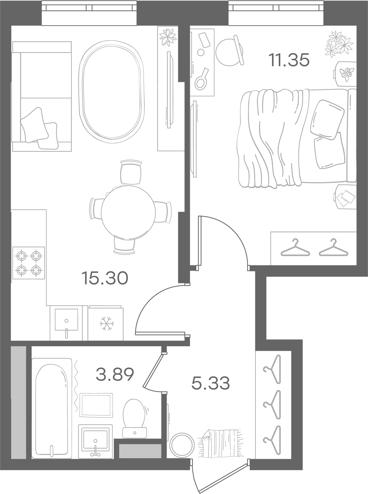Квартира 1